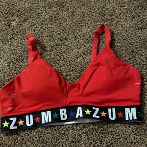 Red Zumba Sports Bra